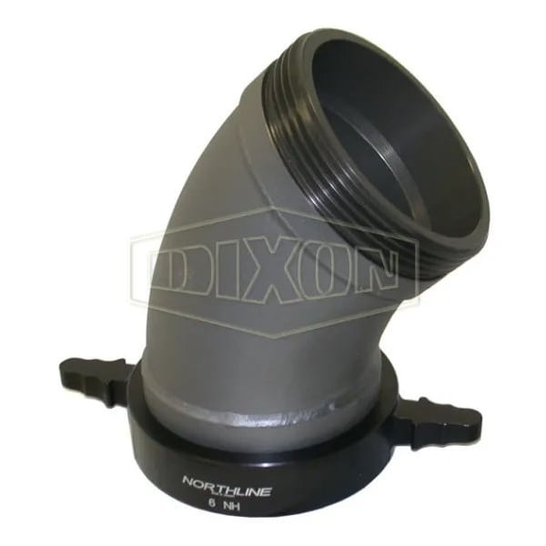 The Right Connection Angle And Suction Elbow, 2-1/2 in, MNST x FNST, Aluminum, Domestic