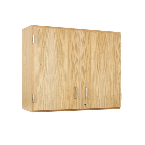 Wall Mount & Shelving Storage Cabinet, 30 in H, 36 in W, 2 Adjustable Shelves