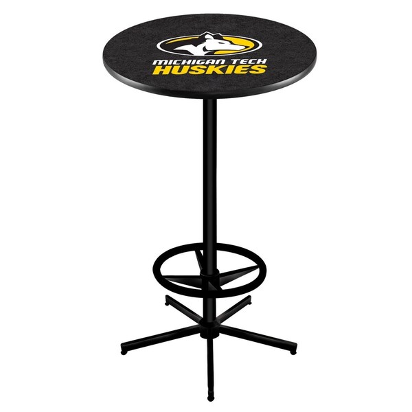 42" Black Michigan Tech Pub Table
