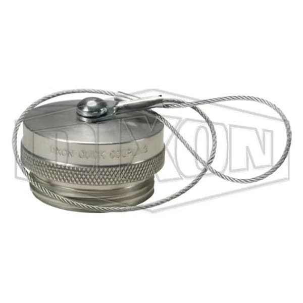 WS Series Wing Style Interchange Dust Plug, 2 in Nominal, Aluminum, Domestic