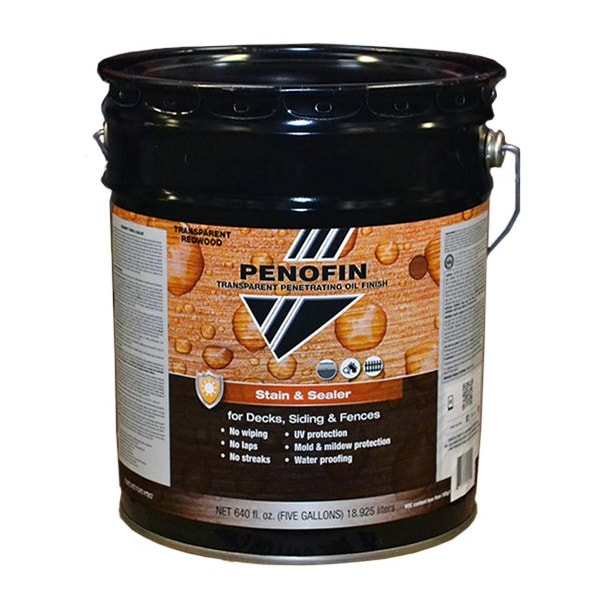 5 Gal Transparent Redwood Stain & Sealer Transparent Stain & Sealer