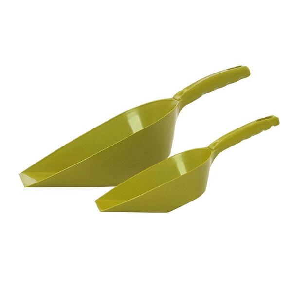 Flour Scoop, 6.1 in L, Yellow, PK5