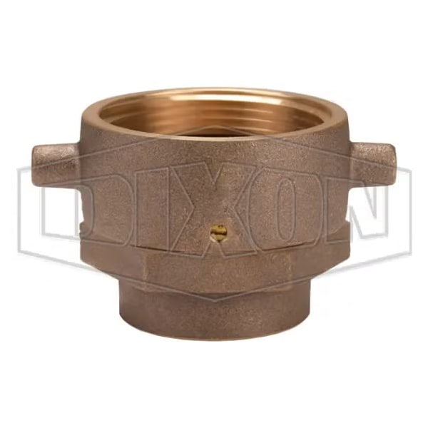 The Right Connection Domestic Pin Lug Adapter, 2-1/2 x 2 in, FNST x FNPT, Cast Brass, Domestic