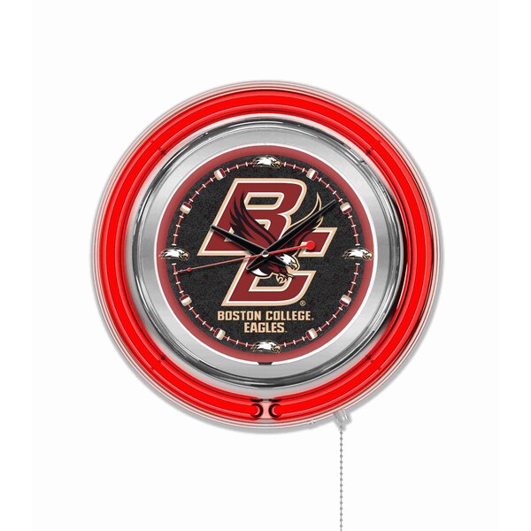 Boston College Double Neon 15" Clock