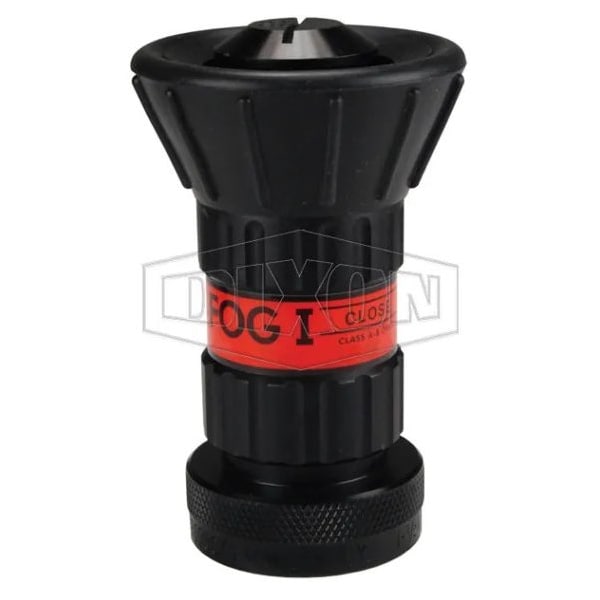 Forestry Grade Fog Nozzle, 1-1/2 in Inlet, Aluminum Body