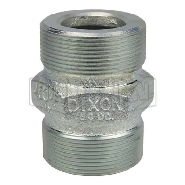 Boss Ground Joint Washer Seal Spud, 1-1/4 to 1-1/2 in, Thread Wing Nut, Iron, Domestic