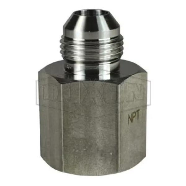 The Right Connection Flare to Pipe Adapter, 1-5/16-12 x 1-11-1/2 Nominal, 316 SS