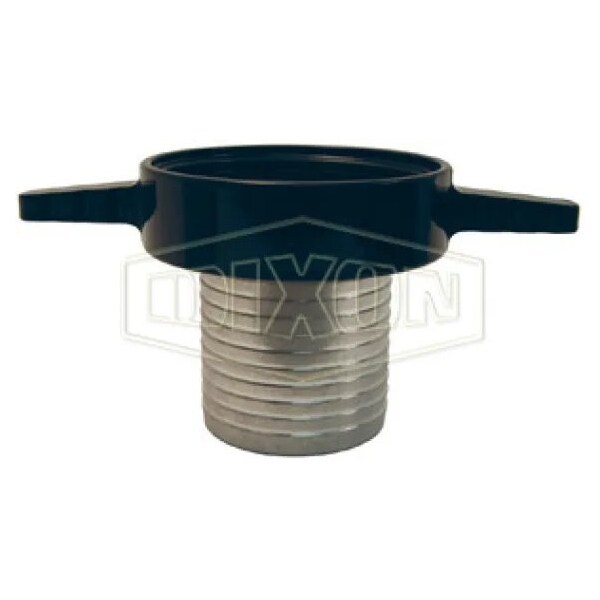 Short Shank Suction Hose, 4-1/2 x 4 in Nominal, Female NST NH Swivel x Hose End Style, Aluminum, D