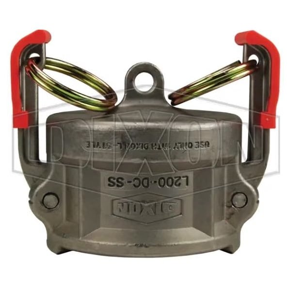 Vent-Lock Type DC Cam and Groove Dust Cap with Orange Cam Arms, 1-1/2 in, 70DegF Ambient