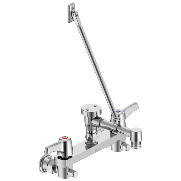 Commercial 28C8: Two Handle 8 In Wallmount Service Sink Faucet