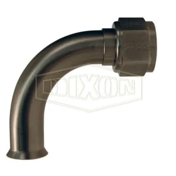 90Deg Hose Elbow, 1-1/16-12 x 3/4 in, 37Deg Female SAE/JIC x Weld
