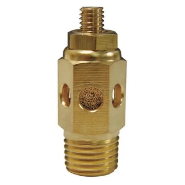 Speed Control Muffler, 1 in Port, 300 psi, 35 to 300DegF, 2-1/2 in OAL