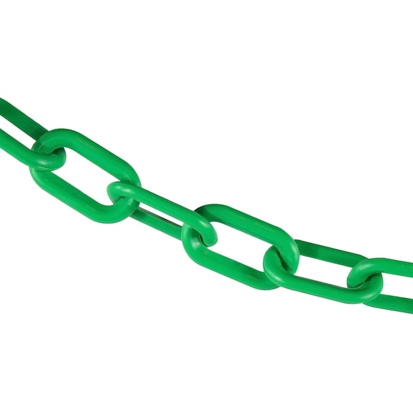 2" x 200' Green Plastic Safety Chain
