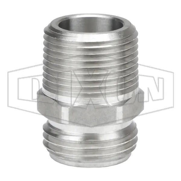 The Right Connection Garden Hose Adapter, 3/4-11-1/2 x 3/4-14 Nominal, Male Garden Hose Thread x MNP