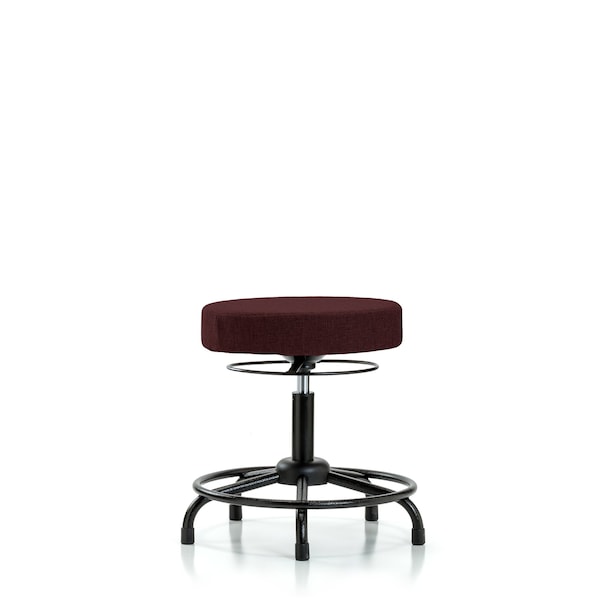 Desk Stool, Fabric, RT, Glides, Bur