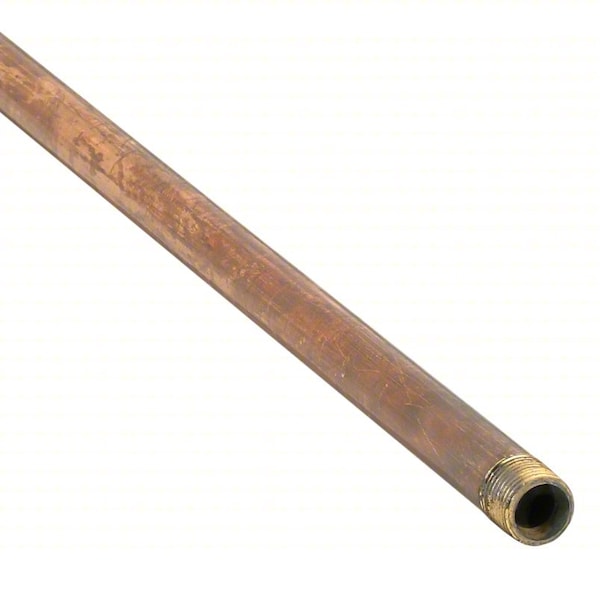 1/2" MNPT x 6 ft. TBE Red Brass Pipe Sch 80