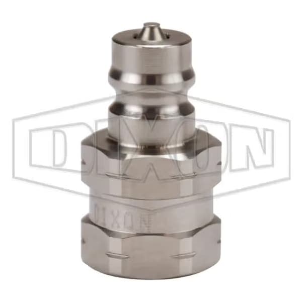 DQC K Interchange Female Plug, 1/4-19 Nominal, Female BSPP, 316 SSss Steel