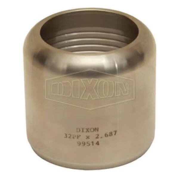 Internal Expansion Sanitary Flow Chief Ferrule, 4 ID x 4-40/64 to 4-43/64 OD in Nominal, 3-11/16 in