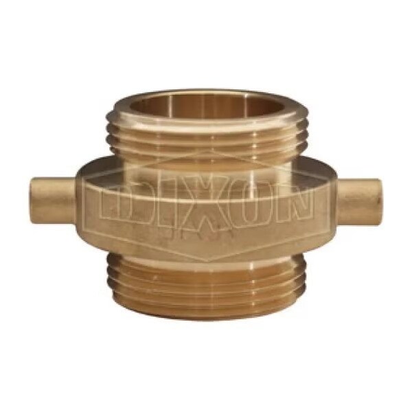 The Right Connection Double Pin Lug Adapter, 1-1/2 in, MNPSH x MNPT, Cast Brass, Domestic