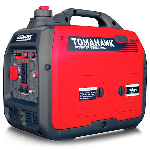 Portable Generator, Gasoline, 2,100 W Rated, 2,200 W Surge, 120V AC, 20 A