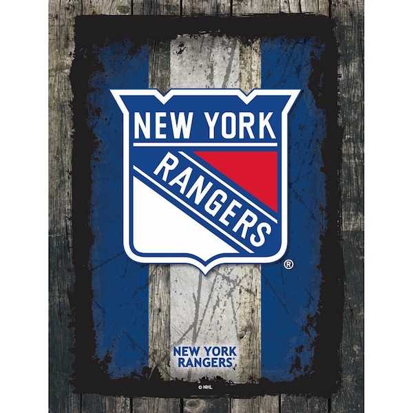 New York Rangers 15" x 20" Canvas Wall Art