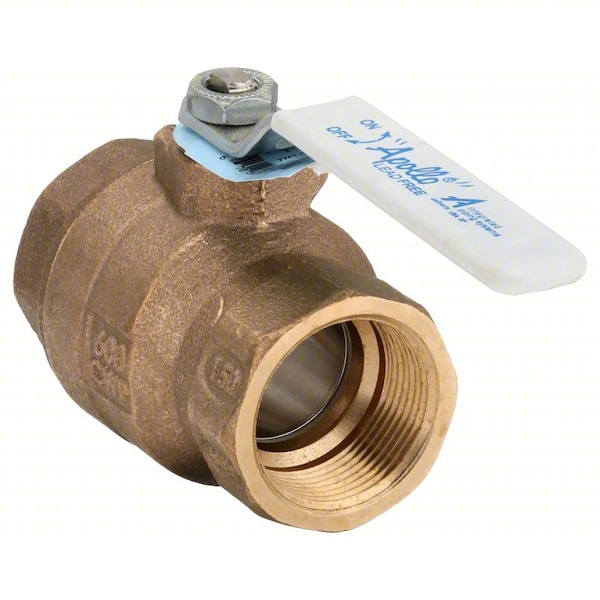 1-1/4" FNPT Bronze Ball Valve 2-Way