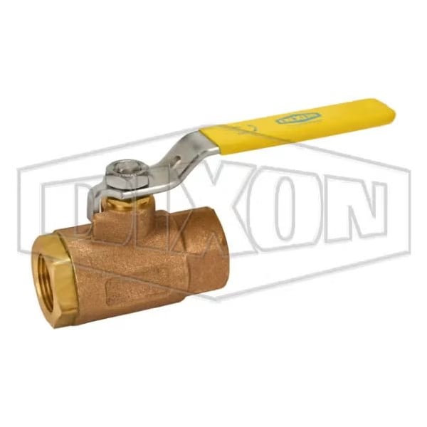 BBV Ball Valve, 3/4 in Nominal, FNPT End Style, Bronze Body, Multi-Fill RPTFE/MTFE Stem Packing Soft