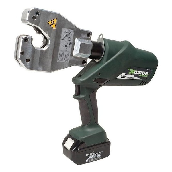 14" Cordless Crimper 6 AWG to 500 kcmil Cu, 6 AWG to 400 kcmil Al