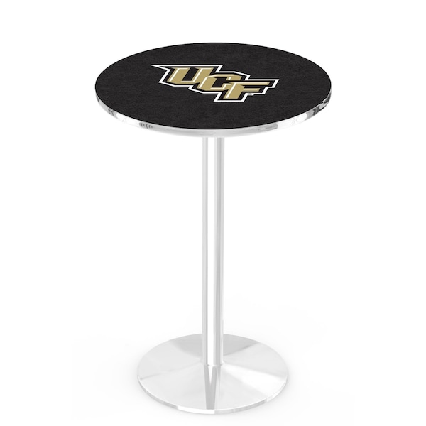 42" Chrome Central Florida Pub Table, 36" dia. Top