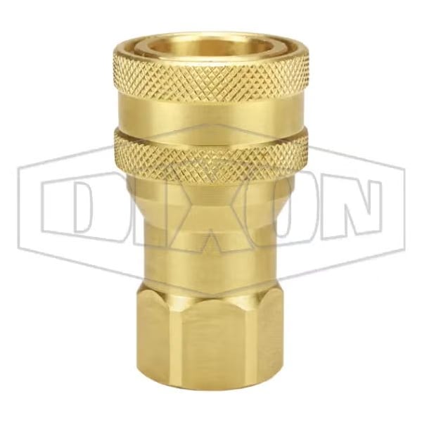 1/2 ISO-A COUP, 1/2 F-NPTF BRASS