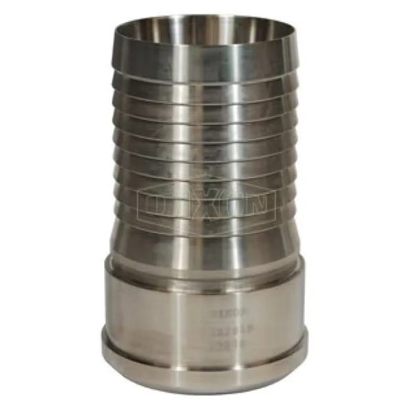 Internal Expansion Sanitary Stem, 2 in Nominal, Female Beveled Seat End Style, 304 SS, Domestic