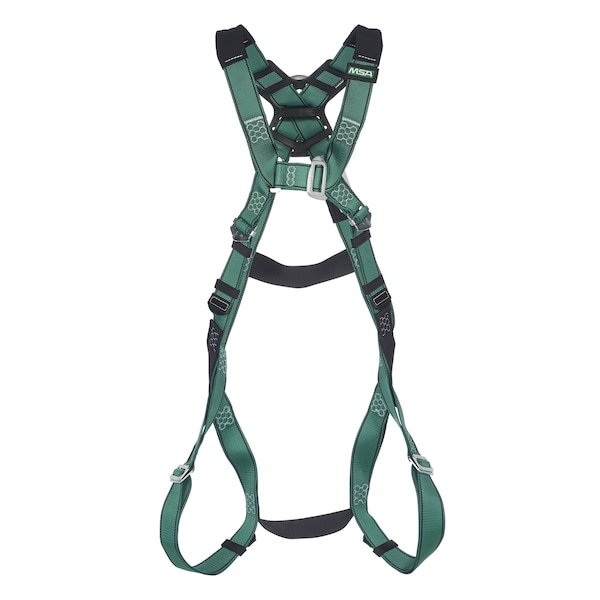 V-FORM Harness, XL, 400 lb., Quick-Connect Chest/ Qwik-Fit Leg Straps, Back D-Ring