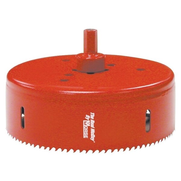 MORSE REAL McCOY TA66 Hole Saw with Arbor, 7/16 in Arbor, 1-15/16 in D Cutting, HSS Cutting Edge