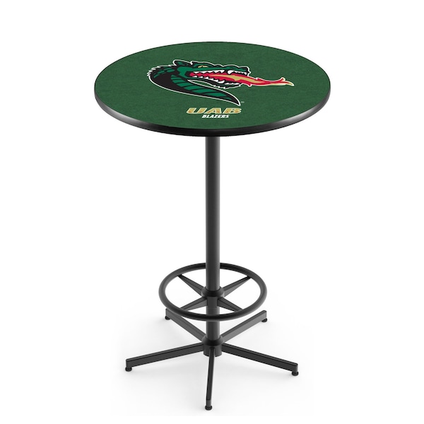 42" Black UAB Pub Table