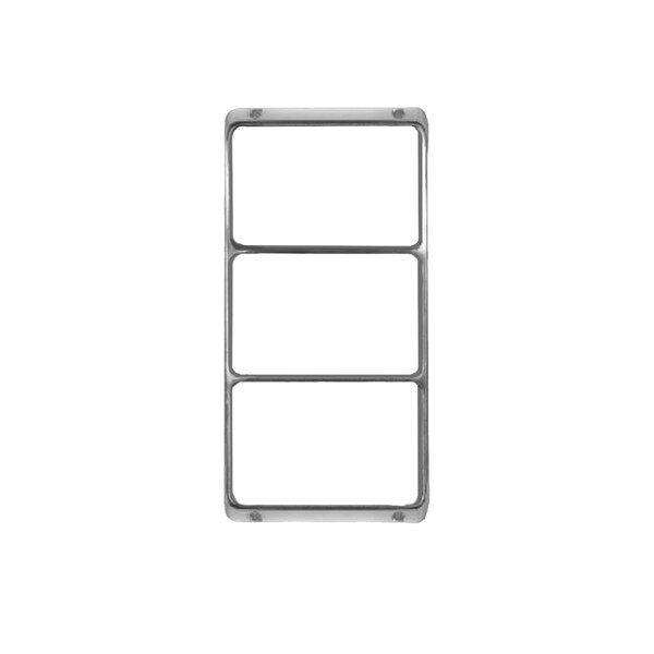 Tri-Stack Polished Alum House, 4"X6"