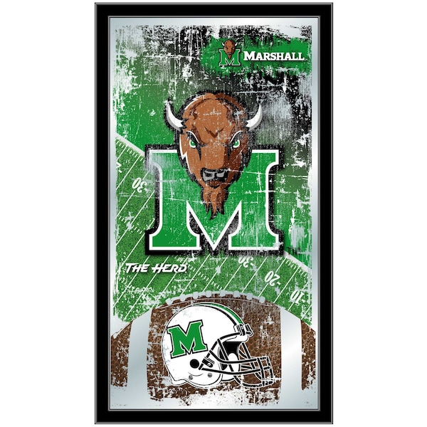 Marshall 15" x 26" Football Mirror