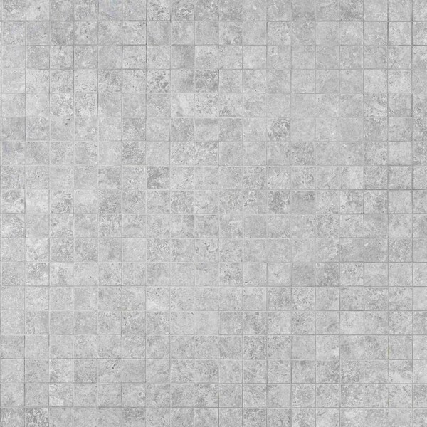 Legions Lunar Silver 12 In. X 12 In. Porcelain Mosaic Floor And Wall Tile, 6PK