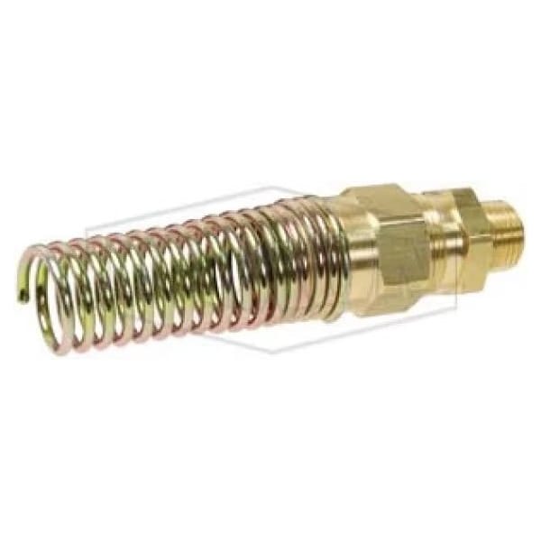 D.O.T Air Brake Male Connector, 1/2 x 1/2 in Nominal, Hose x MNPT End Style, 360 Brass Alloy, Domest