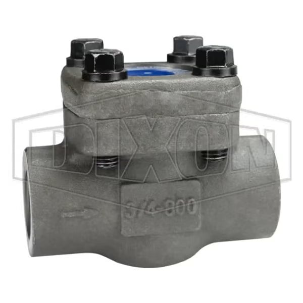Check Valve, 3/4 in Nominal, FNPT End Style, Forged Steel Body, Import