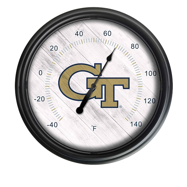 Georgia Tech Indoor/Outdoor LED Thermometer