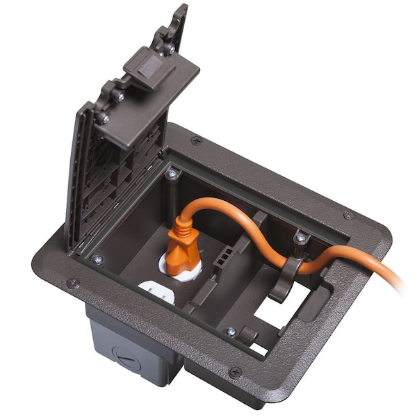 Weatherproof Cover, Outlet Box Type, 1 Gang, Polycarbonate