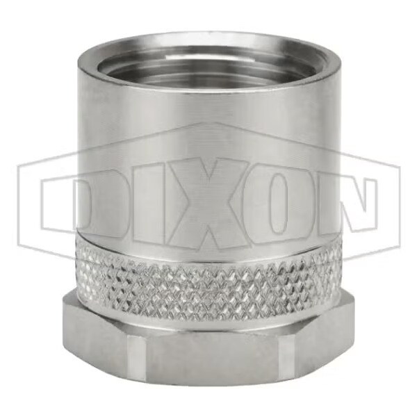 The Right Connection Garden Hose Adapter, 3/4-11-1/2 x 3/4-14 Nominal, 303 SS, Domestic