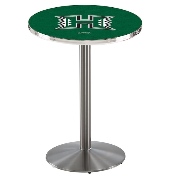 42" Stainless Steel Hawaii Pub Table, 36" dia. Top