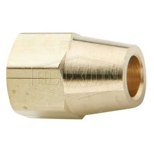 The Right Connection Compression Long Nut, 5/16 in x 1/2-24 Nominal, Tube x Straight End Style, Bras