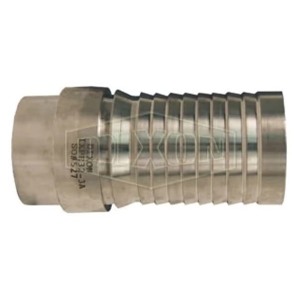 Internal Expansion Sanitary Stem, 2 in Nominal, Tube Weld End Style, 304 SS, Domestic