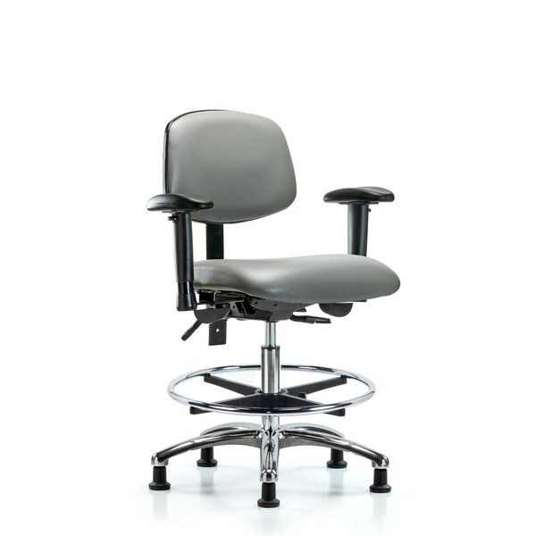 Vinyl Chair, Vinyl, Adjustable Arms