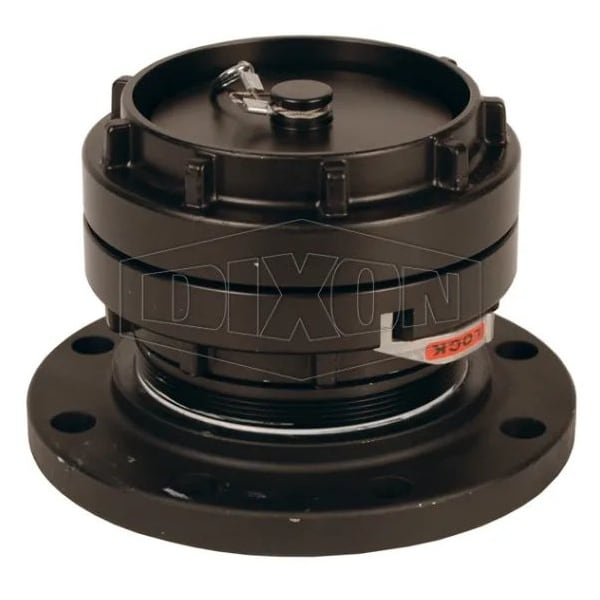 The Right Connection Storz Fitting, 6 x 5 in Nominal, Aluminum Storz/Carbon Steel Flange, Domestic