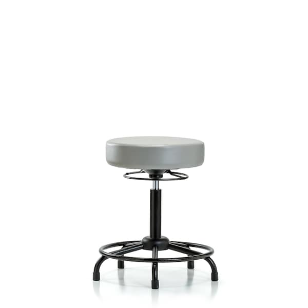Bench Stool, Med, Vinyl, RT, Glides, Dov