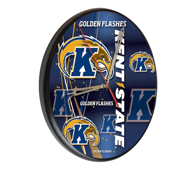 Kent State University 13" Solid Wood Clock