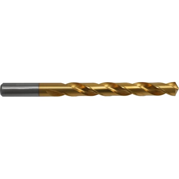 13.00mm HSS 118 Degree General Purpose Jobber Length Drill Cle-Line 1898T TiN RHS/RHC